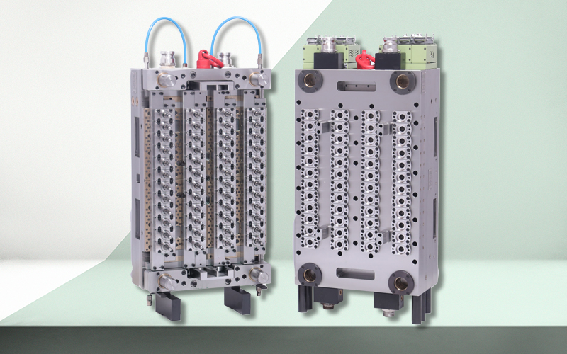 Hot runner mould for preform manufacturing by GMS Industries in India Hot Runner Mould